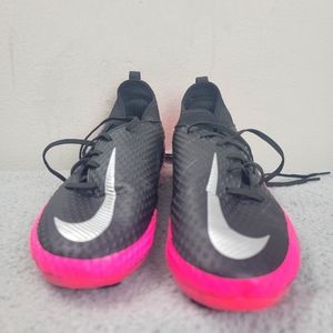 NIKE JR PHANTOM GT ACADEMY DF FG/MG - BLACK/PINK/SILVER